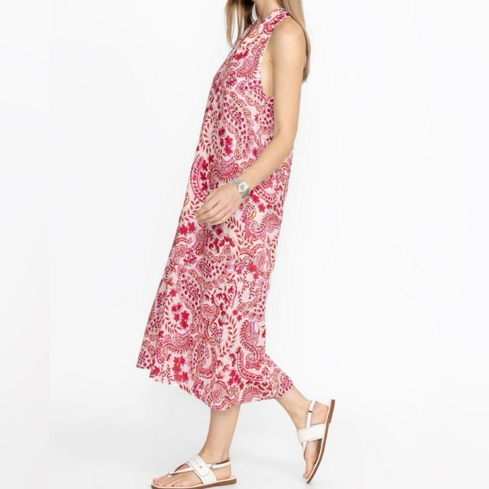 Johnny Was Crisscross Linen Dress SZ XL - NWT - Picture 4 of 6